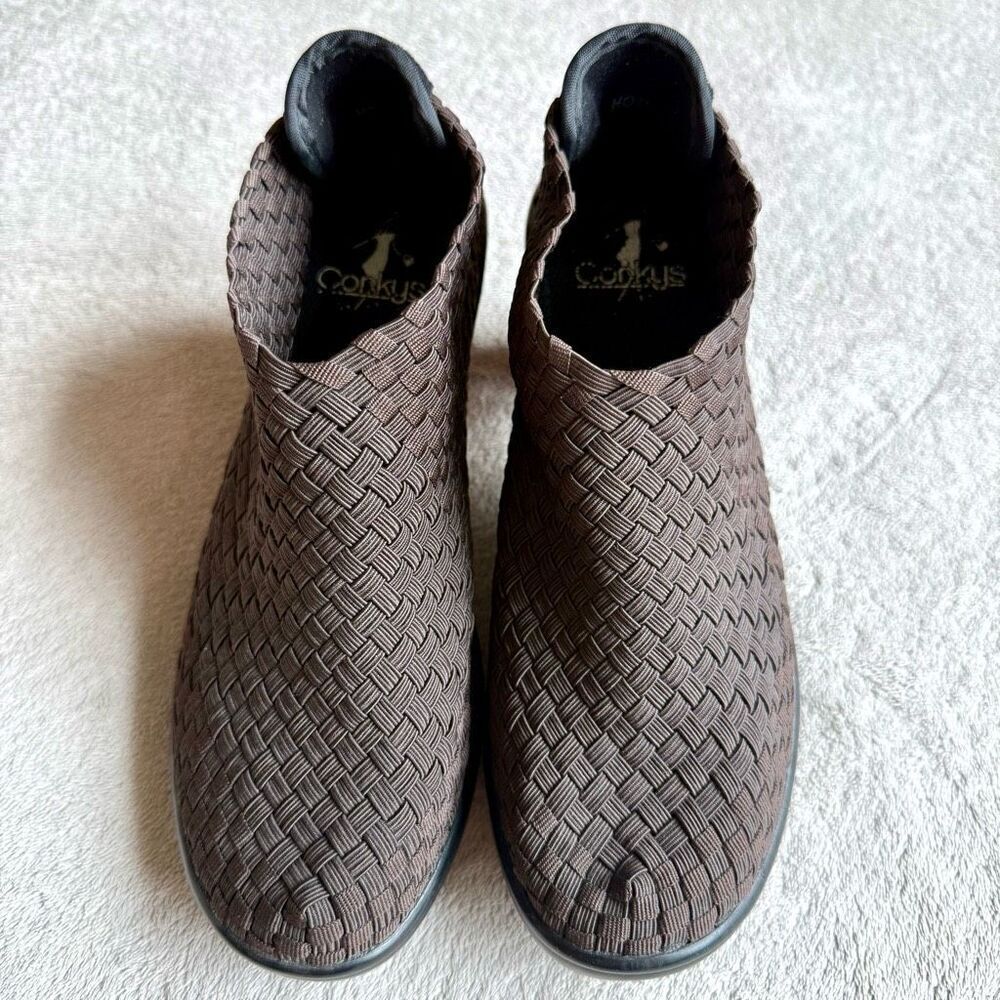 Corky’s Women’s Hot Stretch Woven Brown Bootie
